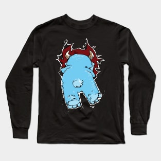 Monster Butt - Funny Halloween 2019 Long Sleeve T-Shirt